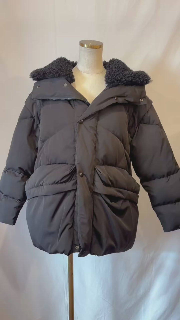 デタッチスリーブダウンコート