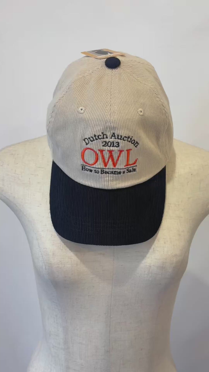 コーデュロイロゴキャップ