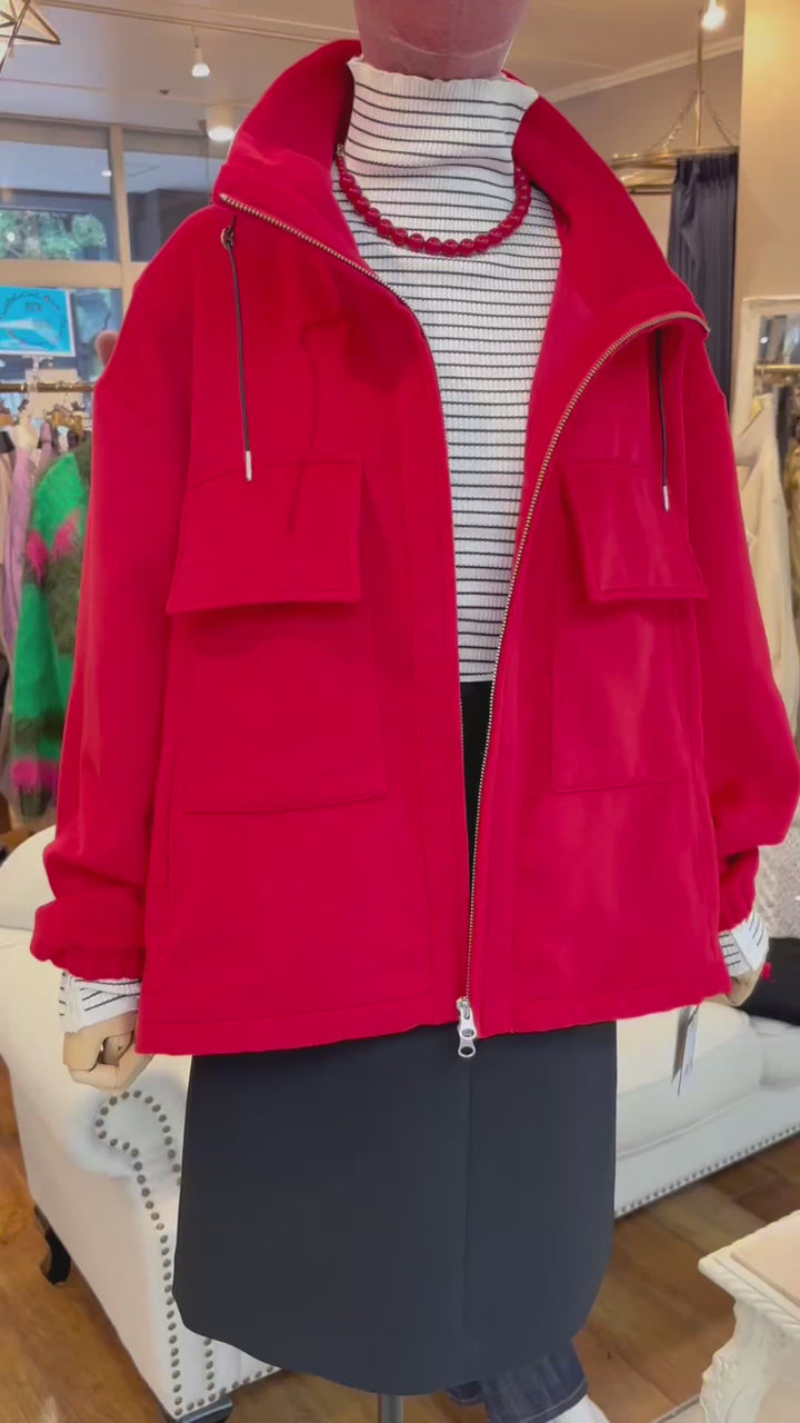 ボリュームブルゾン