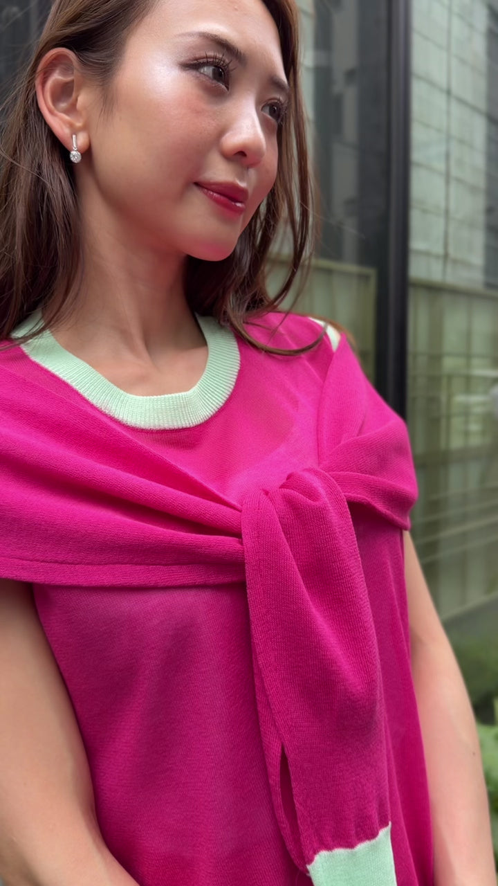 ウエストグログランテープギャザースカート
