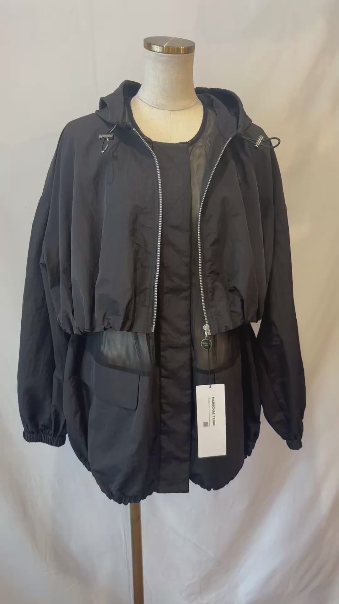 3wayフーディ×ベスト