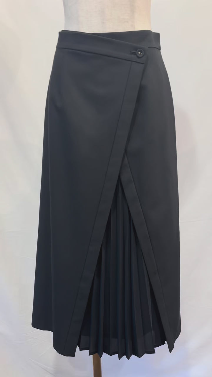 日本製ラップ風ミディスカート