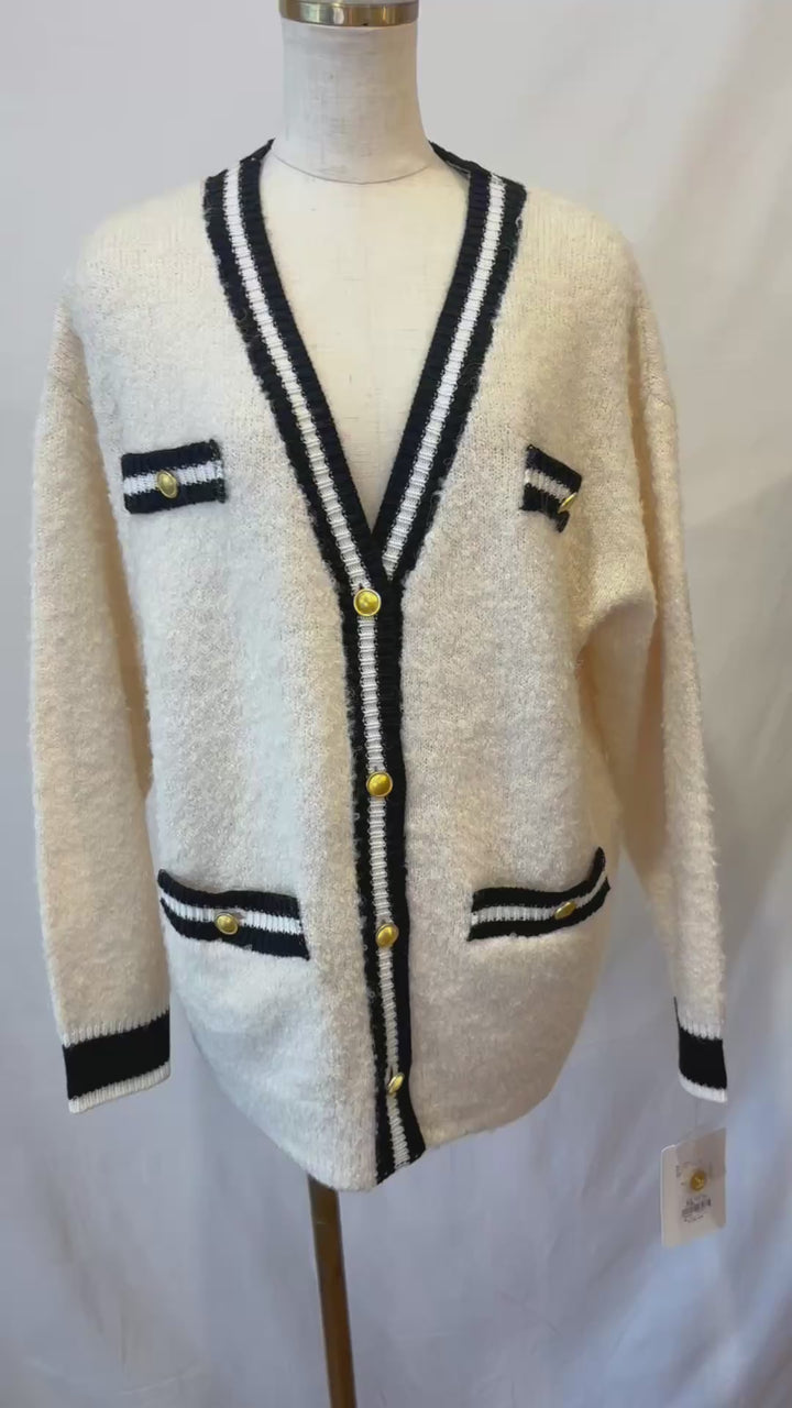 ブークレニットカーディガン