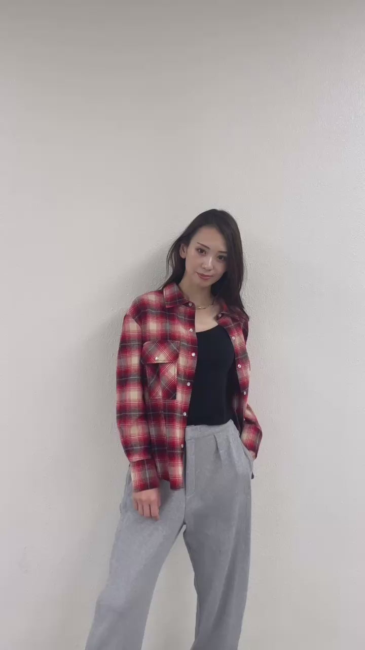 ダブル ステッチカーブ パンツ