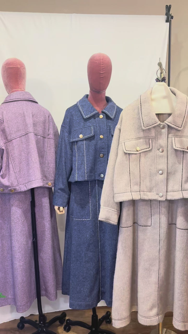 ステッチスカート✴︎セットアップ対応アイテム